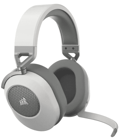 Навушники з мікрофоном Corsair HS65 Wireless White (CA-9011286)  Фото №1
