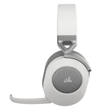 Навушники з мікрофоном Corsair HS65 Wireless White (CA-9011286)  Фото №3