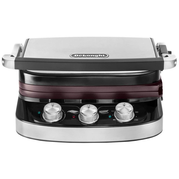Электрогриль прижимной Delonghi CGH 910 Steel BK  Фото №0
