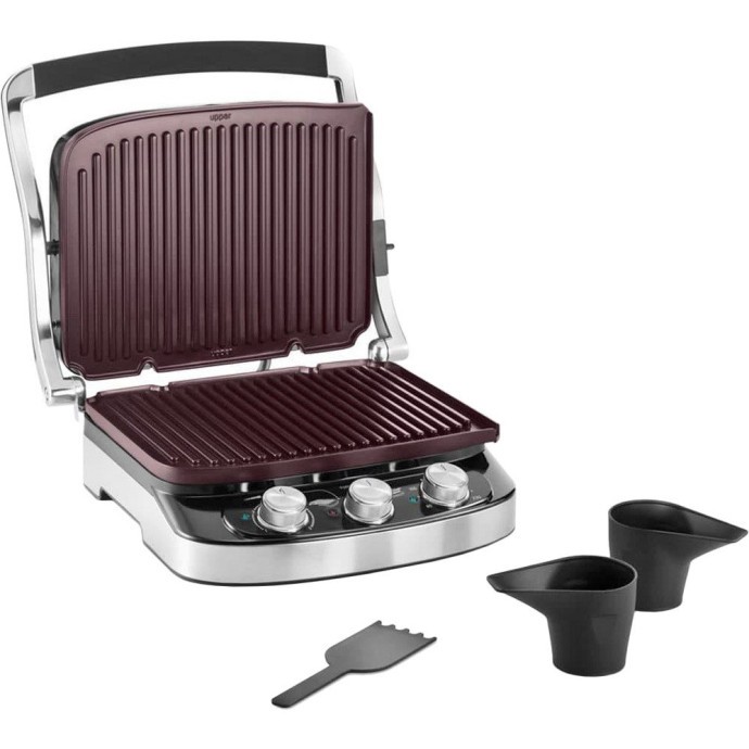 Электрогриль прижимной Delonghi CGH 910 Steel BK  Фото №3