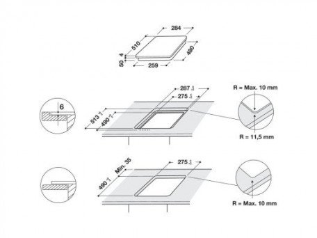 Варильна поверхня електрична Whirlpool WS Q0530 NE  Фото №2