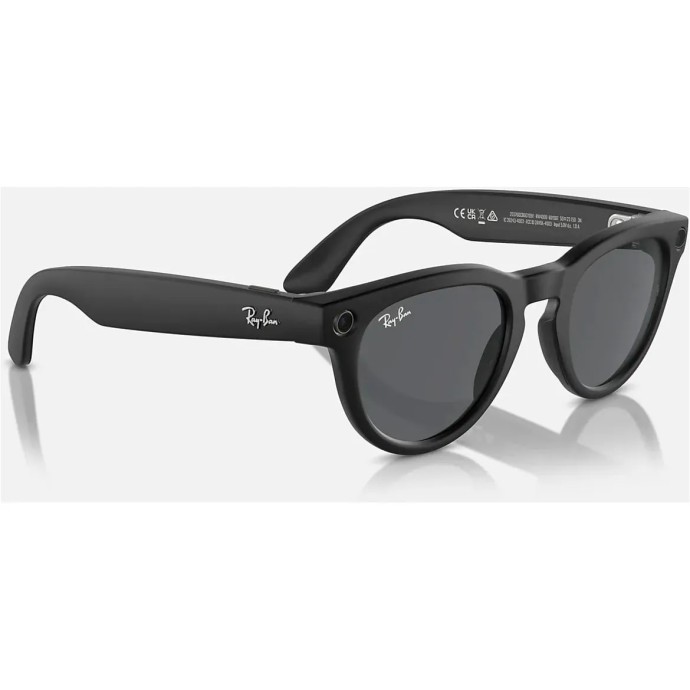 Смарт-окуляри Ray-Ban Смарт-окуляри Meta Headliner Matte Black Frame/Charcoal Black Lenses (RW4009 601S87 50-23)  Фото №2