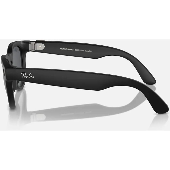 Смарт-окуляри Ray-Ban Смарт-окуляри Meta Headliner Matte Black Frame/Charcoal Black Lenses (RW4009 601S87 50-23)  Фото №4