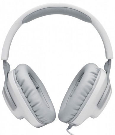 Комп&#039;ютерна гарнітура JBL Quantum 100 White (JBLQUANTUM100WHT)  Фото №0