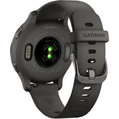 Смарт-годинник Garmin Venu 2S Slate Bezel with Graphite Case and Silicone Band (010-02429-10)  Фото №4