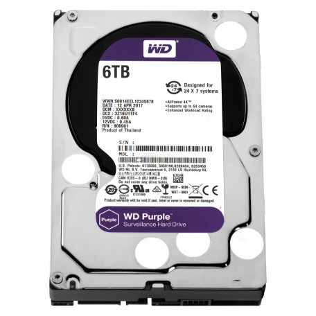 Жорсткий диск WD Purple 6 TB (WD62PURZ)  Фото №1