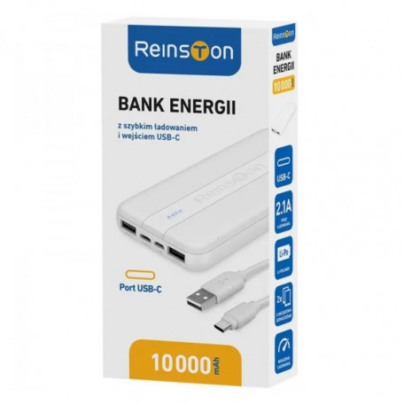 Зовнішній акумулятор (павербанк) Reinston EPB026 10000mah 10W  Фото №1