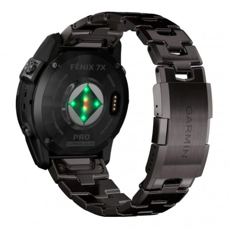 Смарт-часы Garmin Fenix 7X Pro Sapphire Solar Carbon G. DLC Tit. with Vented Tit. Bracelet (010-02778-30)  Фото №2