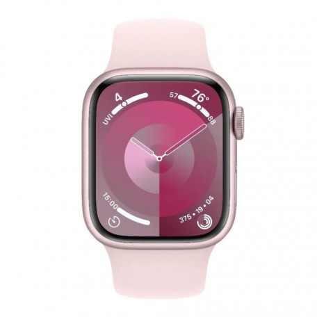 Смарт-годинник Apple Watch Series 9 GPS + Cellular 45mm Pink Aluminum Case w. Light Pink Sport Band - M/L (MRML3)