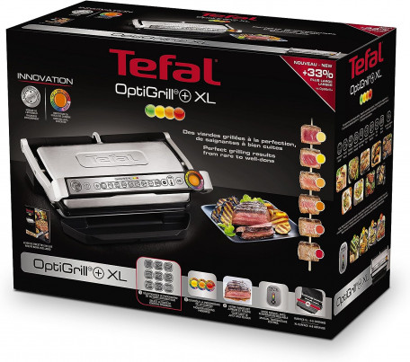 Електрогриль притискний Tefal GC722D34 Optigrill + XL  Фото №2