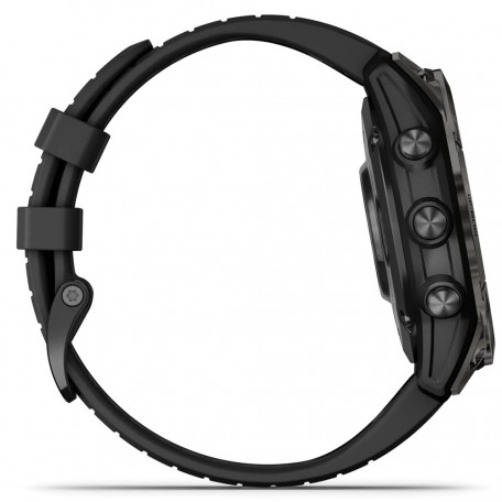 Смарт-часы Garmin Fenix 7 Pro Sapphire Solar Carbon G. DLC Tit. with Black Band (010-02777-10/11)  Фото №2