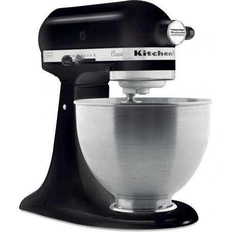 Планетарний Міксер KitchenAid 5K45SSBM Classic та Насадка-м&#039;ясорубка KitchenAid 5KSMFGA  Фото №3