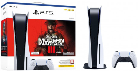 Стаціонарна ігрова приставка Sony PlayStation 5 Call of Duty Modern Warfare III Bundle (1000041971)  Фото №2