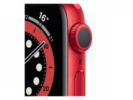 Смарт-часы Apple Watch Series 6 GPS 40mm (PRODUCT)RED Aluminum Case w. (PRODUCT)RED Sport B. (M00A3)  Фото №0