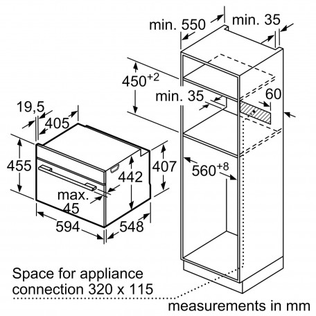 Духовка электрическая Bosch CSG7364B1  Фото №1