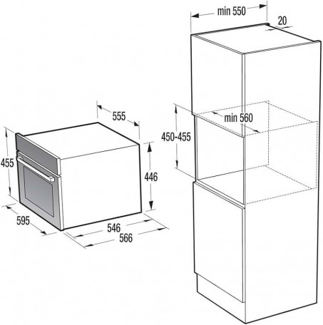 Духовка електрична Gorenje BCM598S18X  Фото №1