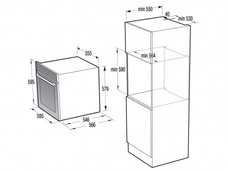 Духовка електрична Gorenje BOP798S37BG  Фото №0