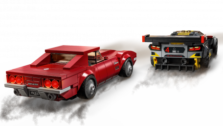 Блоковый конструктор LEGO Speed Champions Шевроле Corvette C8.R Race Car and 1968 Шевроле (76903)  Фото №0