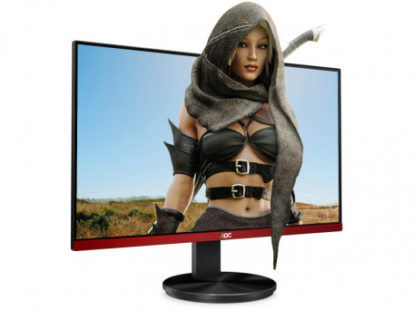 Монитор AOC 23.8&quot; g2490Vxa VA 144Hz 1ms HDMI DP MM Black/Red G2490VXA  Фото №0