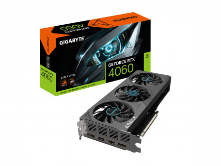 Відеокарта GIGABYTE GeForce RTX 4060 EAGLE OC 8G (GV-N4060EAGLE OC-8GD)  Фото №0