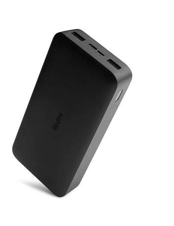 Зовнішній акумулятор (павербанк) Xiaomi Redmi Power Bank 20000mAh Black (VXN4304GL)  Фото №1