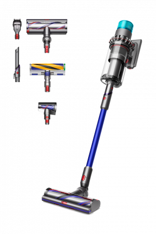 Пилосос 2в1 (вертикальний + ручний) Dyson Gen5 Outsize Cordless Vacuum Nickel/Blue (447923-01)  Фото №1