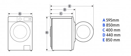 Пральна машина автоматична Samsung WW60A3120BE  Фото №2