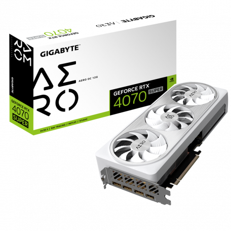 Видеокарта GIGABYTE GeForce RTX 4070 SUPER AERO OC 12G (GV-N407SAERO OC-12GD)  Фото №3