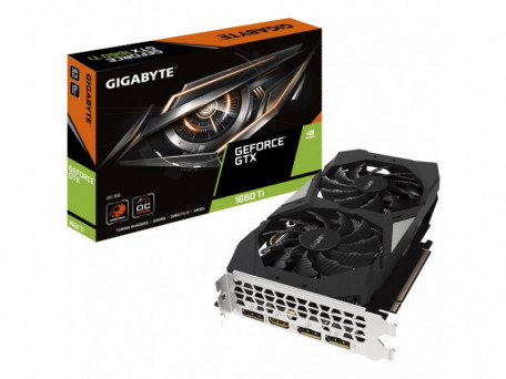 Видеокарта Gigabyte GeForce GTX 1660 Ti OC 6G (GV-N166TOC-6GD)