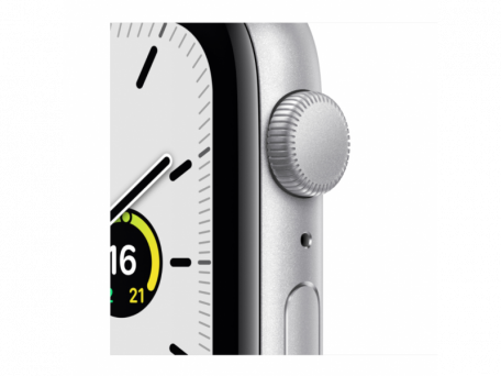 Смарт-годинник Apple Watch SE GPS 44mm Silver Aluminum Case w. White Sport B. (MYDQ2)  Фото №0