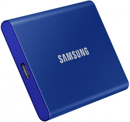 SSD накопитель Samsung T7 500GB Indigo Blue (MU-PC500H/WW)  Фото №5