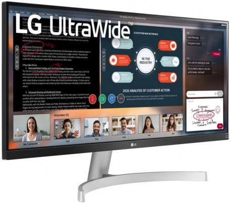 Монітор LG UltraWide 29WN600-W  Фото №2