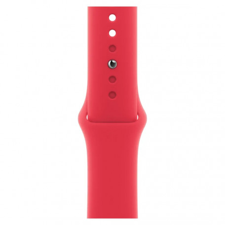 Смарт-часы Apple Watch Series 9 GPS + Cellular 41mm PRODUCT RED Alu. Case w. PRODUCT RED Sport Band - S/M (MRY63)  Фото №1