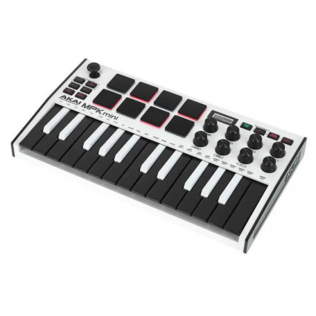 MIDI-клавиатура AKAI MPK Mini MK3 White  Фото №1