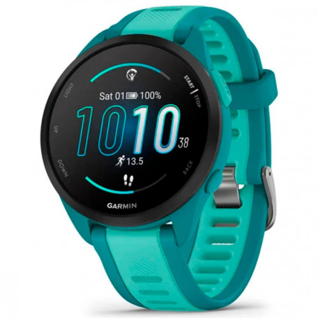 Смарт-годинник Garmin Forerunner 165 Music Turquoise/Aqua (010-02863-32)  Фото №0