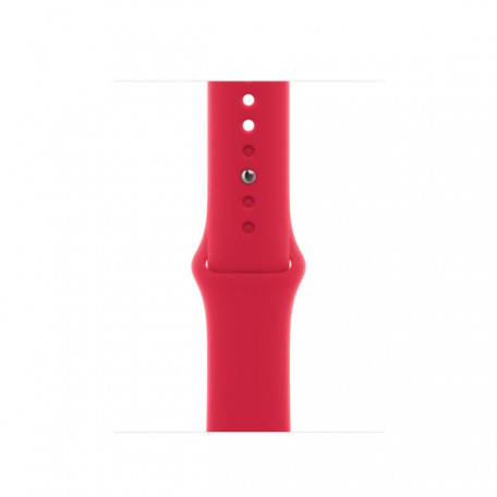 Смарт-часы Apple Watch Series 8 GPS 41mm Midnight Aluminum Case w. (PRODUCT)RED Sport Band S/M (MNPC3+MP703)  Фото №1