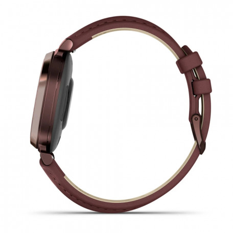 Смарт-годинник Garmin Lily 2 Classic Dark Bronze with Mulberry Leather Band (010-02839-03)  Фото №2