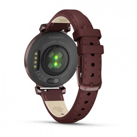 Смарт-годинник Garmin Lily 2 Classic Dark Bronze with Mulberry Leather Band (010-02839-03)  Фото №3