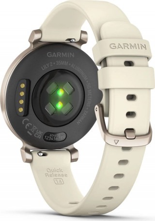 Смарт-годинник Garmin Lily 2 Cream Gold with Coconut Silicone Band (010-02839-00)  Фото №3