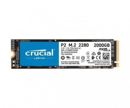 SSD накопитель Crucial P2 2 TB (CT2000P2SSD8)