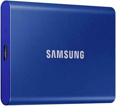 SSD накопитель Samsung T7 1TB Indigo Blue (MU-PC1T0H/WW)  Фото №0