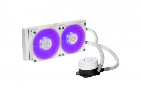 Водяне охолодження Cooler Master MasterLiquid ML240L V2 RGB White Edition (MLW-D24M-A18PC-RW)  Фото №0