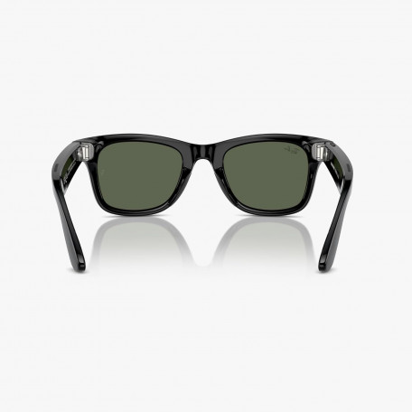 Смарт-очки Ray-Ban Meta Wayfarer Shiny Black Frame Green Lenses (RW4006 601/71 50-22)  Фото №2