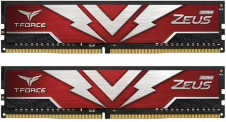 Пам&#039;ять для настільних комп&#039;ютерів TEAM 16 GB (2x8GB) DDR4 3000 MHz T-Force Zeus Red (TTZD416G3000HC16CDC01)  Фото №0