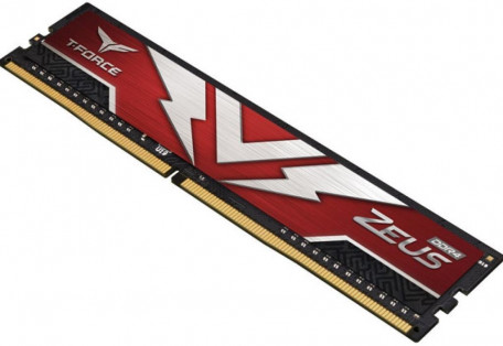 Пам&#039;ять для настільних комп&#039;ютерів TEAM 16 GB (2x8GB) DDR4 3000 MHz T-Force Zeus Red (TTZD416G3000HC16CDC01)  Фото №1