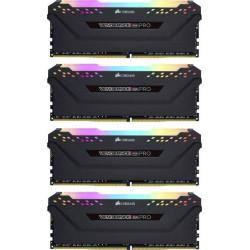 Пам&#039;ять для настільних комп&#039;ютерів Corsair 32 GB (4x8GB) DDR4 3600 MHz Vengeance RGB Pro Black (CMW32GX4M4D3600C16)  Фото №0