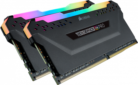 Память для настольных компьютеров Corsair 32GB (2x16GB) DDR4 3000MHz Vengeance RGB Pro Black (CMW32GX4M2C3000C15)  Фото №0