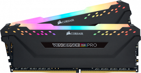 Память для настольных компьютеров Corsair 32GB (2x16GB) DDR4 3000MHz Vengeance RGB Pro Black (CMW32GX4M2C3000C15)  Фото №2