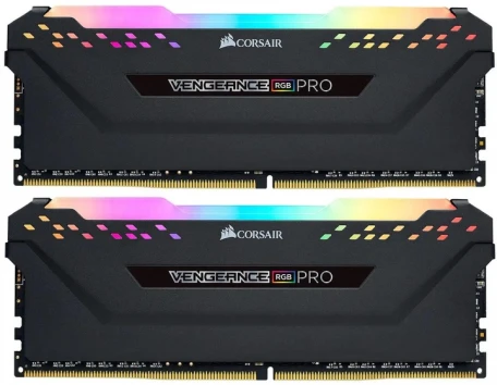 Пам&#039;ять для настільних комп&#039;ютерів Corsair 32 GB (2x16GB) DDR4 3600 MHz Vengeance RGB Pro (CMW32GX4M2D3600C18)  Фото №0