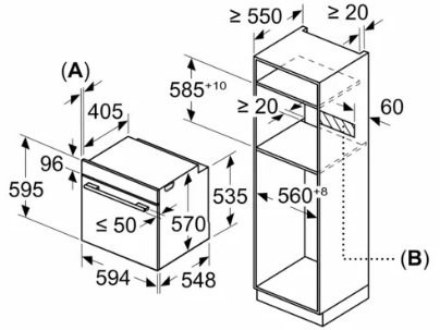 Духовка електрична Bosch HRA534BB0  Фото №2